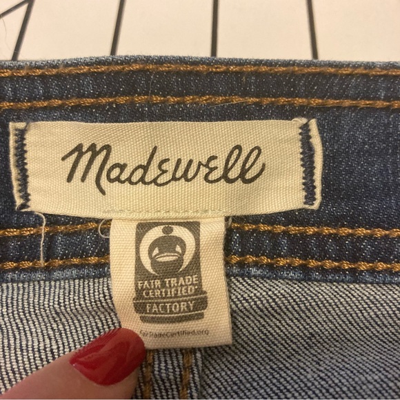 Madewell Button Front Denim Mini Skirt - Picture 4 of 6